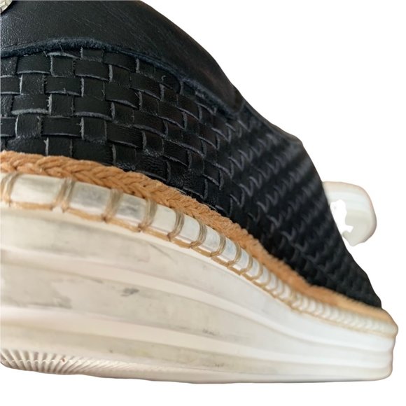 J Slides Woven Leather Slip-On Loafers - Picture 9 of 11